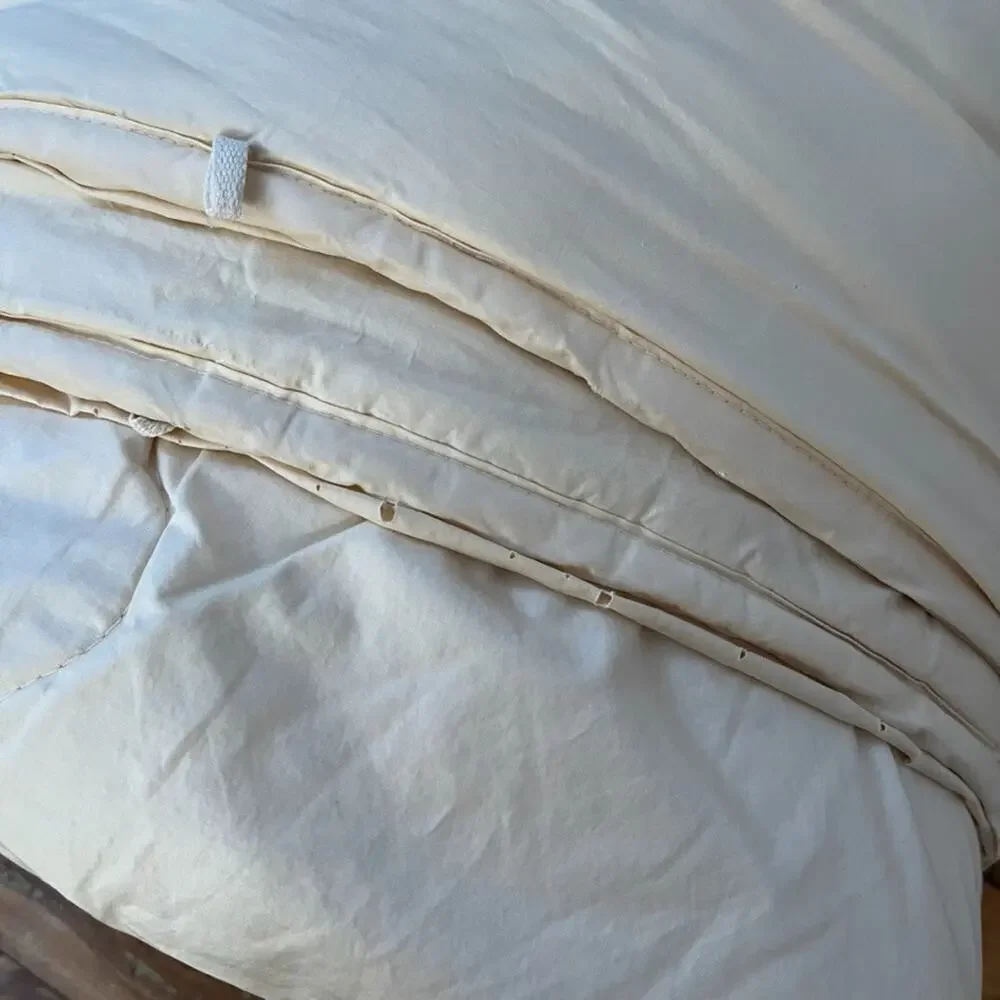 Maison Dor Best Wool Club Cream EU Single Duvet Insert Wool Filled 78x67